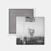 People in Bleachers マグネット (正面/裏面)