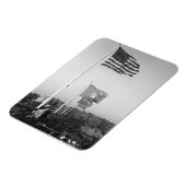 People in Bleachers マグネット (左側)