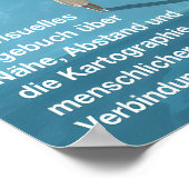 People in Grid Spaces Poster - Modern German ポスター (角)