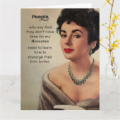 People Need To Learn カード (黄色い花)