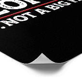 People Not A Big Fan Funny Introvert Sarcasm Mom D ポスター (角)