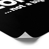 People Not A Big Fan Funny Introvert Sarcasm Mom D ポスター (角)