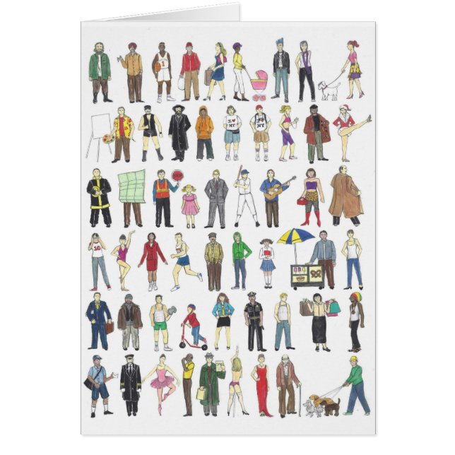 People NYC New York City Humans Neighborhood Art (正面)