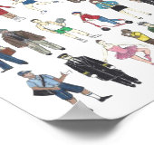 People of NYC New Yorkers Citizens City Poster ポスター (角)