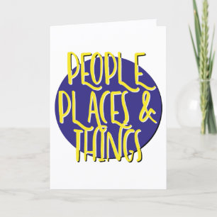 People Places & Things Recoveryスローガン記念日 カード