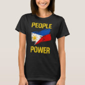 People Power Impeach Marcos Protest Tee Corruption Tシャツ (正面)