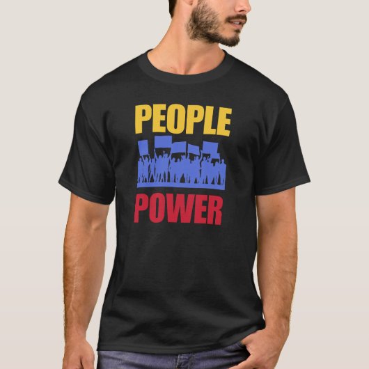 People Power Impeach Marcos Tee Corruption Protest Tシャツ (正面)
