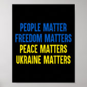 People Problem Freedom Problems Peace Problems Ukr ポスター (正面)