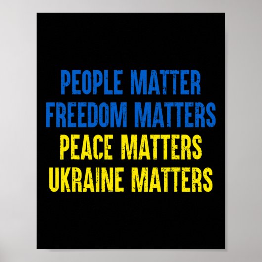 People Problem Freedom Problems Peace Problems Ukr ポスター (正面)