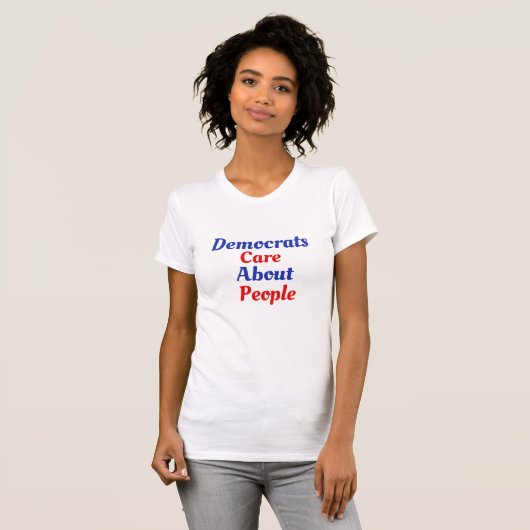 People Shirtに関す気にる民主党員 Tシャツ (正面フル)