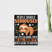 People Should Seriously Stop Expecting Normal From カード (正面)