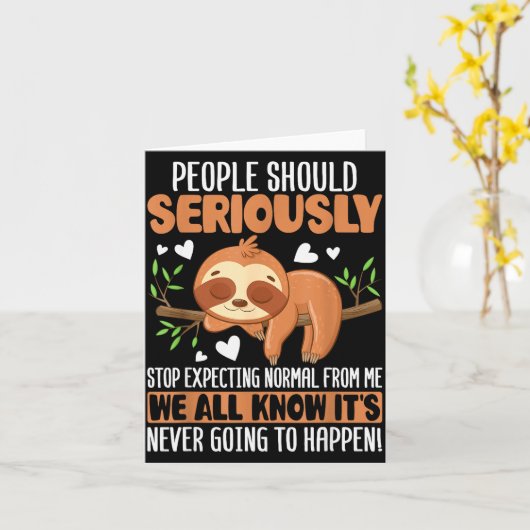 People Should Seriously Stop Expecting Normal From カード (黄色い花)