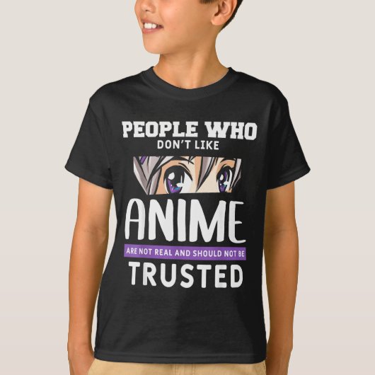 People Who Don't Like Anime Funny Japanese Manga O Tシャツ (正面)
