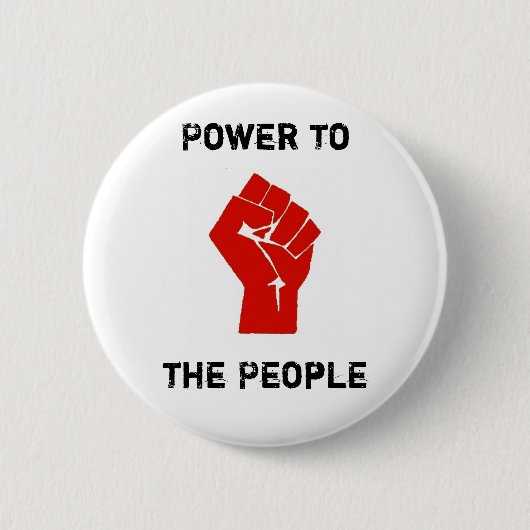 PeoplePower 缶バッジ (正面)