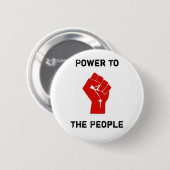 PeoplePower 缶バッジ (正面&裏面)