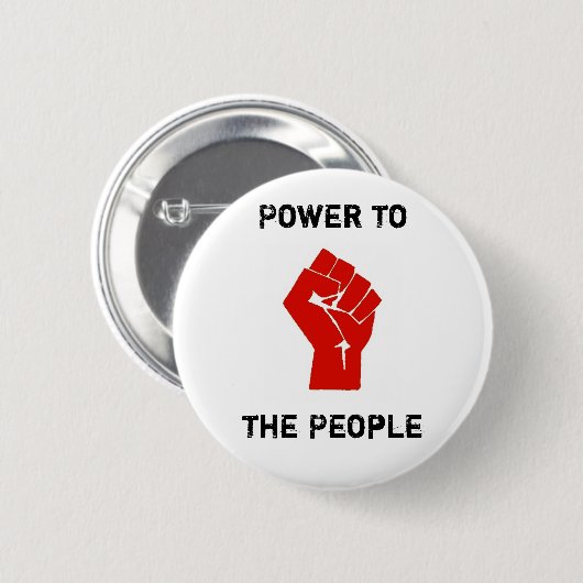 PeoplePower 缶バッジ (正面&裏面)