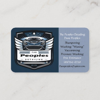 Peoples Detailing 創刊号 名刺