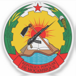People's Republic of Mozambique emblem (1975-1982) シール
