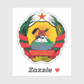 People's Republic of Mozambique emblem (1982-1990) シール (シート)