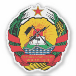 People's Republic of Mozambique emblem (1982-1990) シール