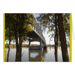 Peoria ILの川の前部からの眺め