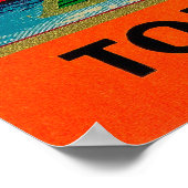 Peoria Tomato LabelPeoria, IL ポスター (角)