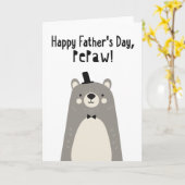 PePawの父のデイカード カード (黄色い花)