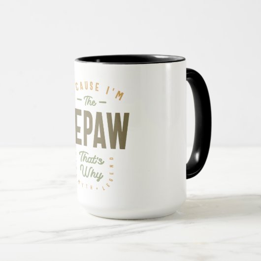 Pepaw -パパグランドパザ究極の権威 マグカップ (正面右)