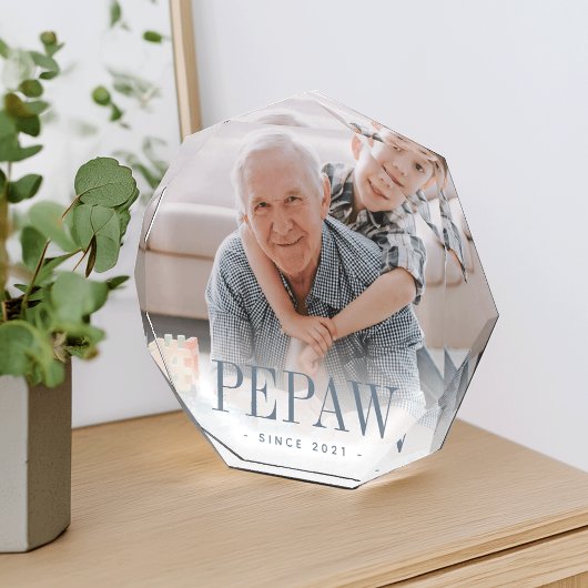 Pepaw Grandpa Year設立 フォトブロック