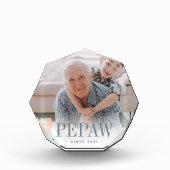 Pepaw Grandpa Year設立 フォトブロック (正面)