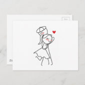 PepeおよびLulu ポストカード (正面/裏面)