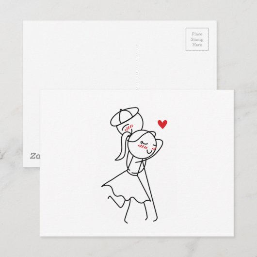 PepeおよびLulu ポストカード (正面/裏面)