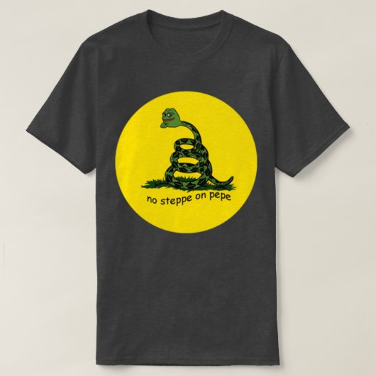 Pepe上のステップなしスニックミームHD HIGH QU上のステップ Tシャツ (デザイン正面)