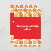 Peperroni,チーズとマルゲリータピザ サンキューカード (正面/裏面)