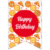 Peperroni，チーズとマルゲリータピザ バンティングフラッグ (第3の旗)