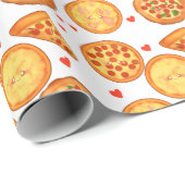 Peperroni，チーズとマルゲリータピザ ラッピングペーパー (ロールコーナー)