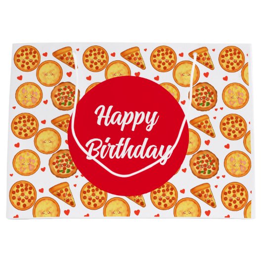 Peperroni，チーズとマルゲリータピザ ラージペーパーバッグ (正面)