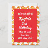 Peperroni，チーズとマルゲリータピザ 招待状 (正面)