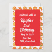 Peperroni，チーズとマルゲリータピザ 招待状 (裏面)