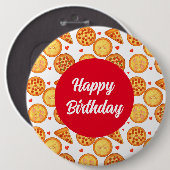 Peperroni，チーズとマルゲリータピザ 缶バッジ (正面&裏面)