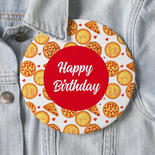 Peperroni，チーズとマルゲリータピザ 缶バッジ (インサイチュ)