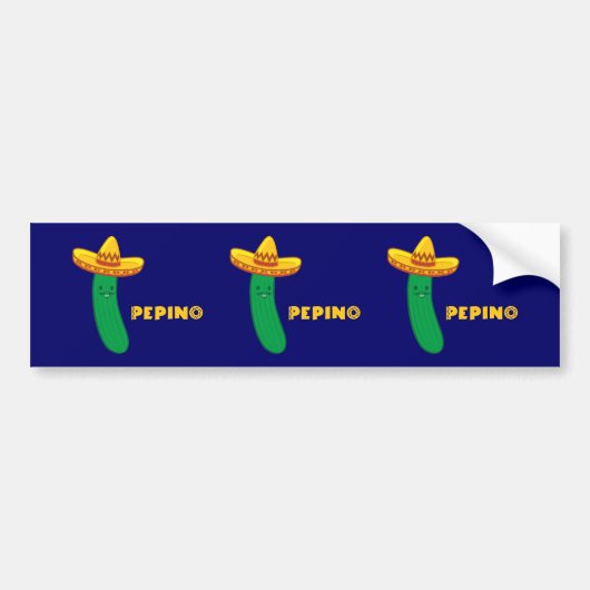 Pepino バンパーステッカー (正面)