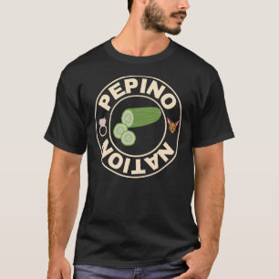 Pepino Nation Round Logo - Cat +リングや輪、透明 Tシャツ
