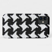 Pepita black and white Case-Mate iPhone case iPhoneケース (裏面(横))