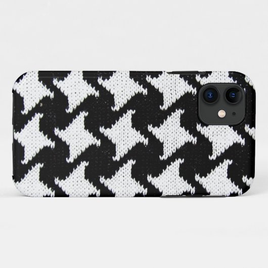 Pepita black and white Case-Mate iPhone case iPhoneケース (裏面(横))