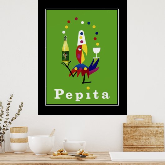 Pepita Drink Vintage Poster ポスター (キッチン)