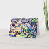 Peploe - Ile de Brehat, cityscape 絵画's, カード (正面)