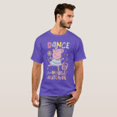 Peppa Pig Dance Like Nobody is Watching Joyful vin Tシャツ (正面フル)