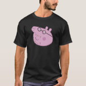 Peppa Pig Happy Daddy Pig Big Face Swea Tシャツ (正面)