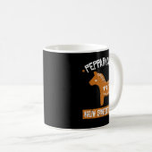 Pepparkakorどのように汗ダラ馬クリスマスC コーヒーマグカップ (正面右)